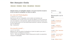 Desktop Screenshot of osteopathie-animale.vetosteo.eu
